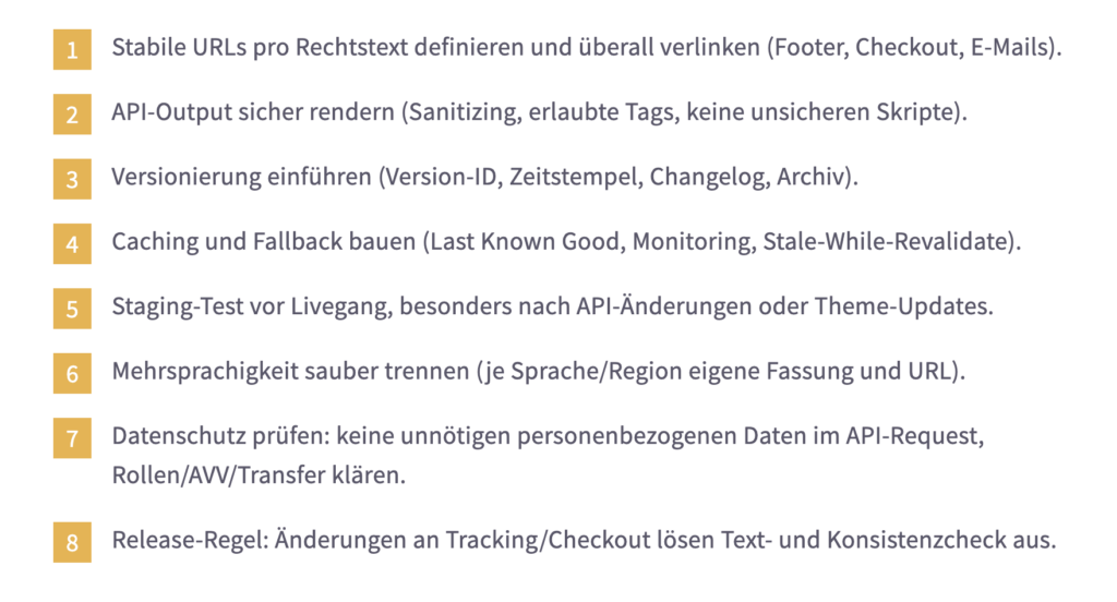 API in Rechtstexten